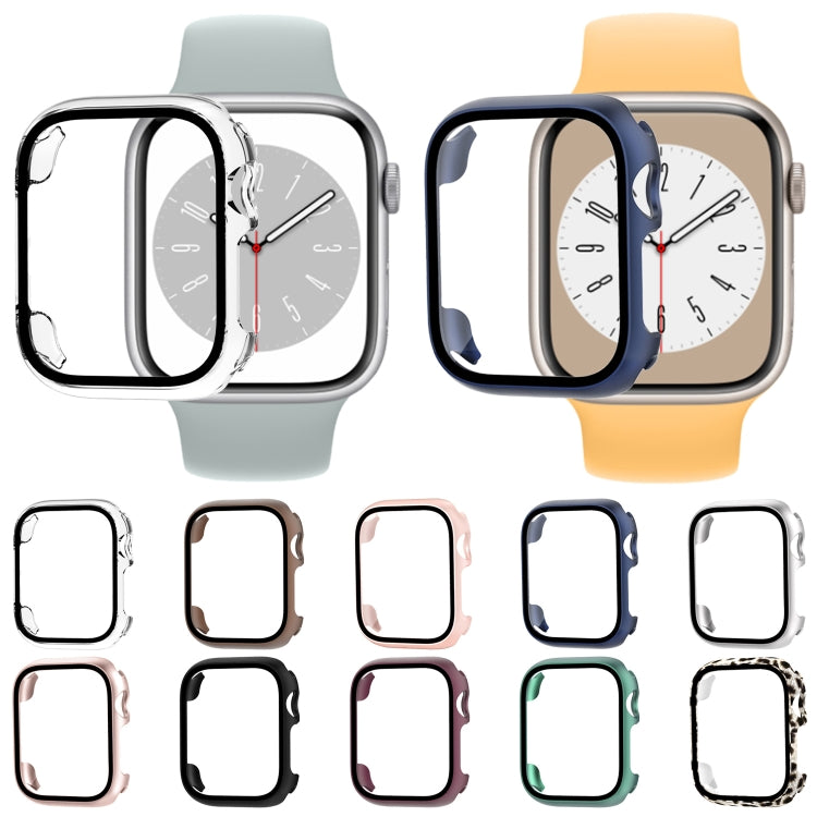 Tempered Glass Film PC Watch Case, For Apple Watch Series 9 / 8 / 7 45mm, For Apple Watch Series 9 / 8 / 7 41mm, For Apple Watch Ultra 49mm / Apple Watch Ultra 2 49mm