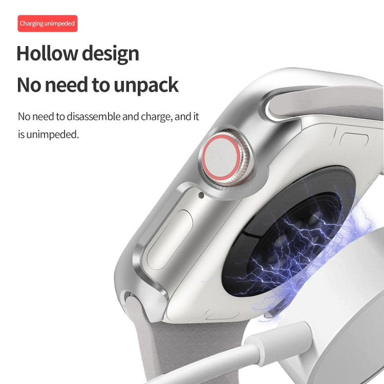 Tempered Glass Film PC Watch Case, For Apple Watch Series 9 / 8 / 7 45mm, For Apple Watch Series 9 / 8 / 7 41mm, For Apple Watch Ultra 49mm / Apple Watch Ultra 2 49mm