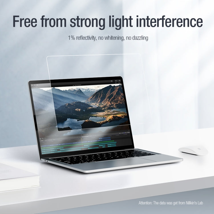 Film trempé antireflet pour écran d'ordinateur portable NILLKIN Net Series, pour MacBook Pro 14,2 pouces A2442 (2021) et MacBook Pro 16,2 pouces A2485 (2021).