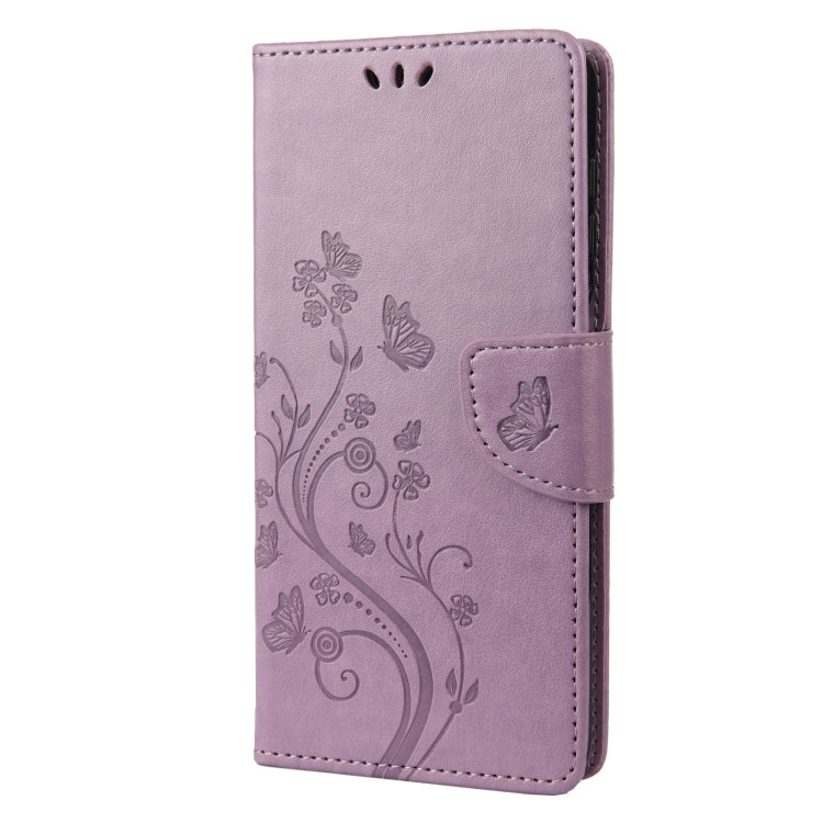 Butterfly Flower Pattern Flip Leather Phone Case, For iPhone 14, For iPhone 14 Plus, For iPhone 14 Pro