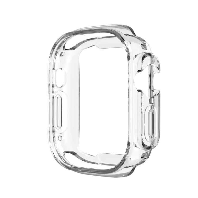 Half-inclusive Transparent TPU Protective Case For Apple Watch Ultra 49mm / Apple Watch Ultra 2 49mm, For Apple Watch Ultra 49mm / Apple Watch Ultra 2 49mm