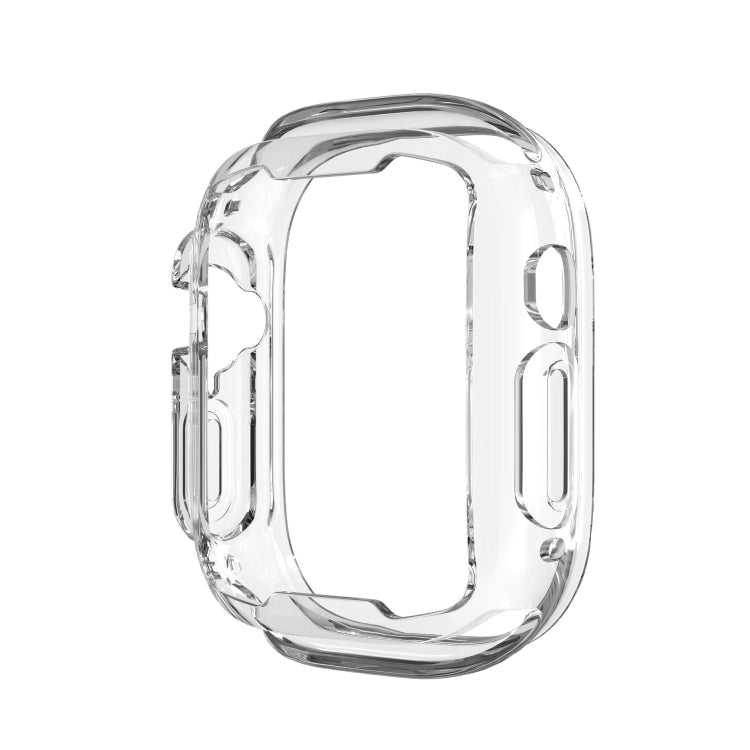 Half-inclusive Transparent TPU Protective Case For Apple Watch Ultra 49mm / Apple Watch Ultra 2 49mm, For Apple Watch Ultra 49mm / Apple Watch Ultra 2 49mm