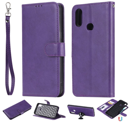 Galaxy A10s A20s A51 A71 solid color flip case with card slots wallet and lanyard holder