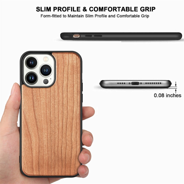 Coque de téléphone en TPU et bois massif