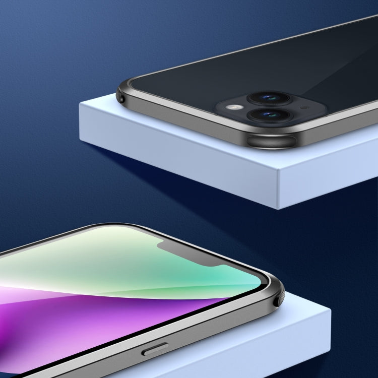 Four Corners Shockproof Metal Frame Phone Case