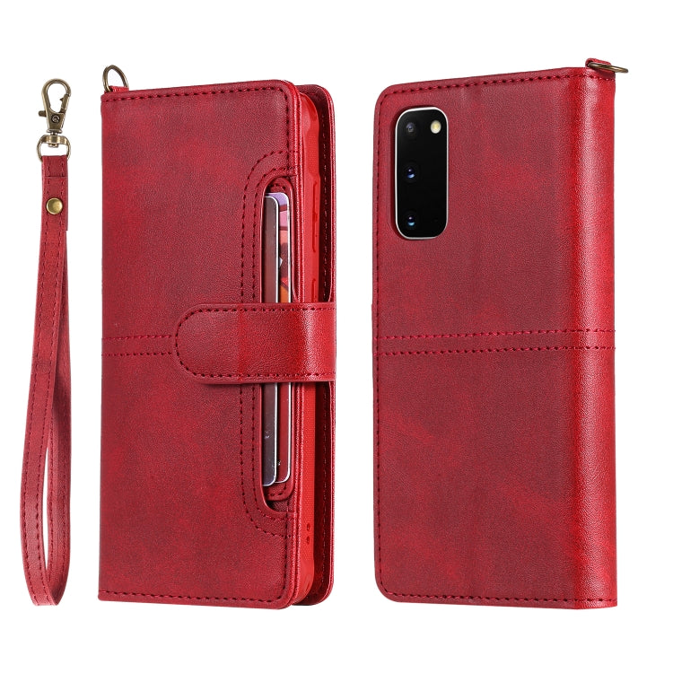 Multifunctional Detachable Magnetic Horizontal Flip Leather Case with Card Slots & Holder & Wallet, For Galaxy S20, For Galaxy S20 Plus, For Galaxy S20 Ultra
