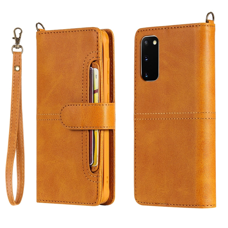 Multifunctional Detachable Magnetic Horizontal Flip Leather Case with Card Slots & Holder & Wallet, For Galaxy S20, For Galaxy S20 Plus, For Galaxy S20 Ultra