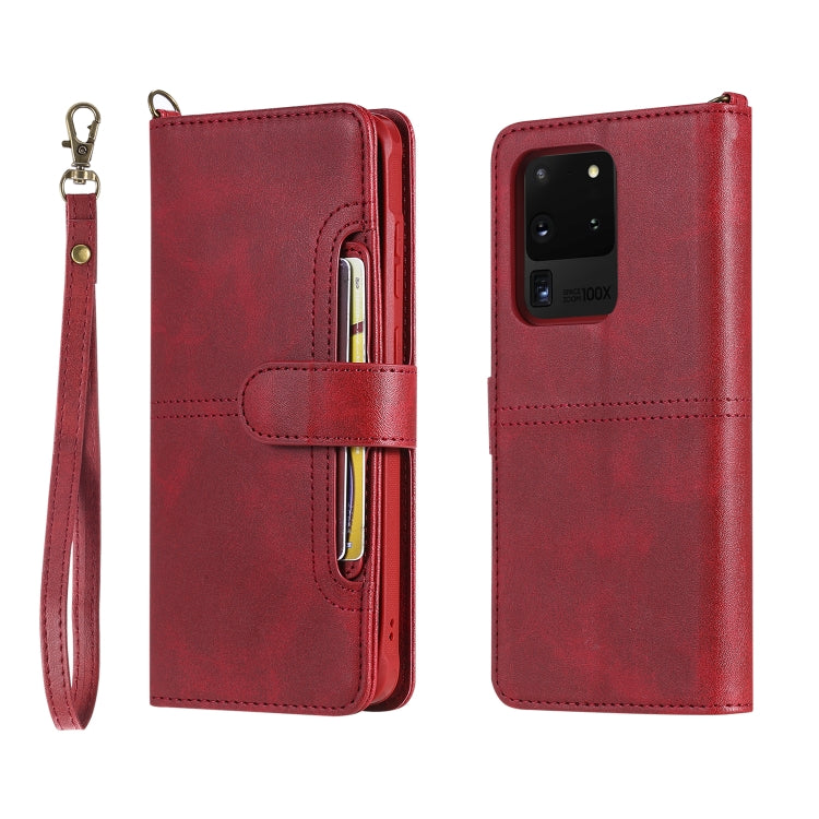 Multifunctional Detachable Magnetic Horizontal Flip Leather Case with Card Slots & Holder & Wallet, For Galaxy S20, For Galaxy S20 Plus, For Galaxy S20 Ultra