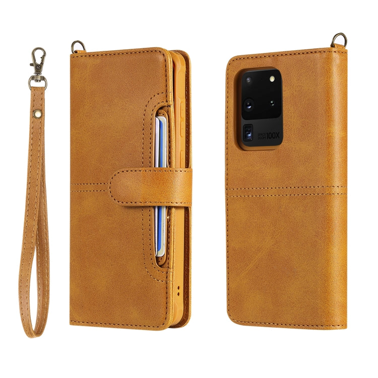 Multifunctional Detachable Magnetic Horizontal Flip Leather Case with Card Slots & Holder & Wallet, For Galaxy S20, For Galaxy S20 Plus, For Galaxy S20 Ultra