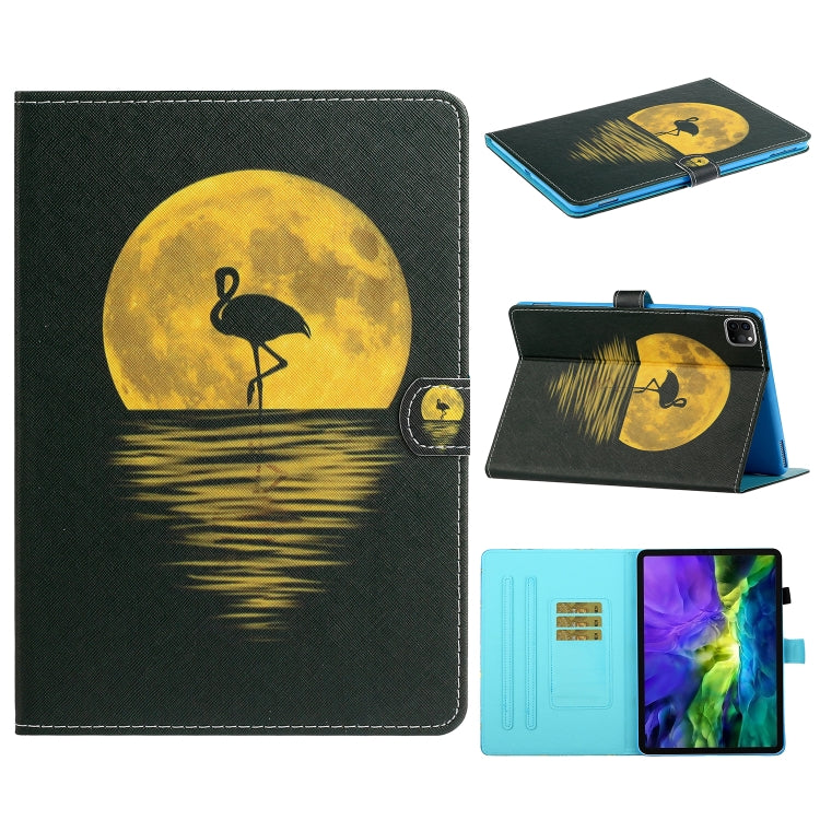 For iPad 11 Pro (2020) Painted Car Line TPU Horizontal Flip Leather Case with Holder & Card Slot & Sleep / Wake-up Function, For iPad 11 Pro (2020)