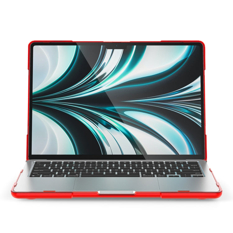 Coque de protection antichute bicolore en TPU et PC pour MacBook Air 13,6 pouces (A2681 2022 / M3 2024 A3113 / M4 2025 A3240)