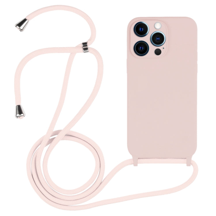 Crossbody Lanyard Liquid Silicone Case, For iPhone 12 Pro