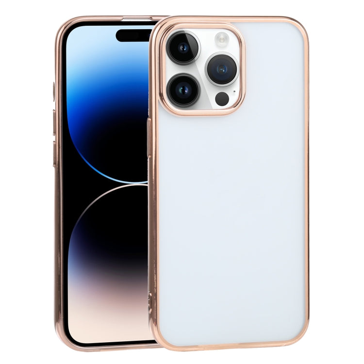 Ultra-thin Electroplating TPU Phone Case, For iPhone 14 Plus, For iPhone 14 Pro
