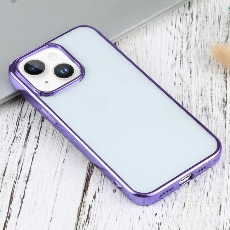 Ultra-thin Electroplating TPU Phone Case, For iPhone 14, For iPhone 14 Plus