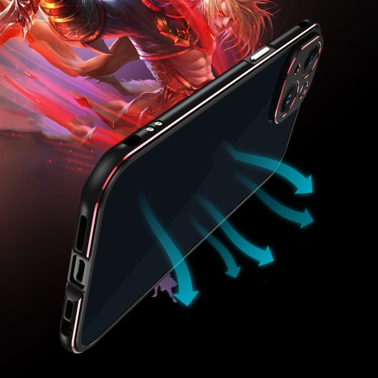 Aurora Series Lens Protector + Metal Frame Phone Case