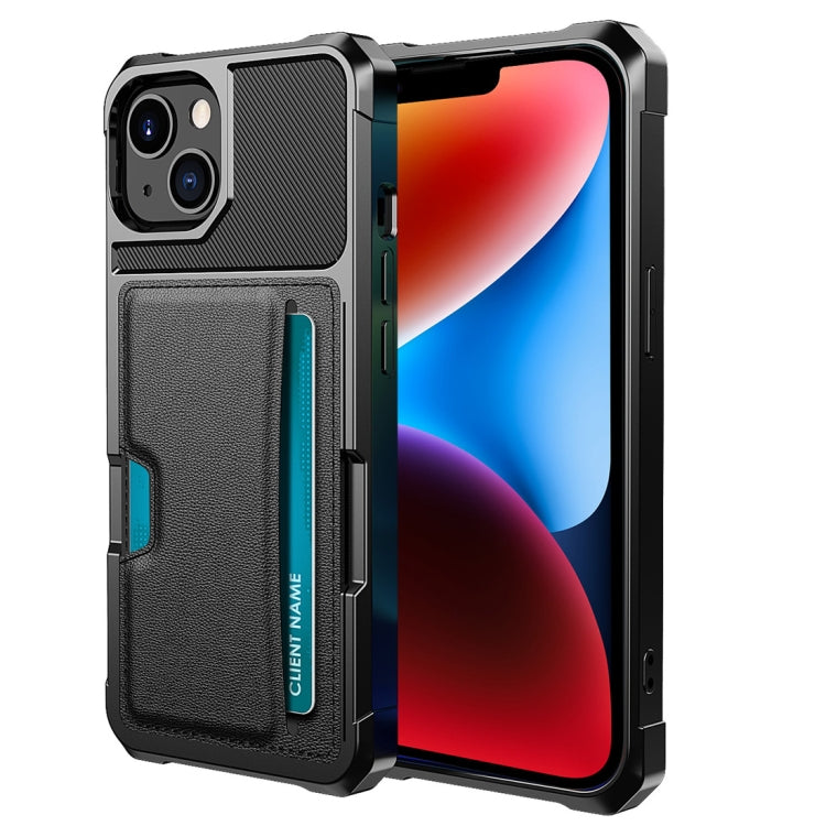 ZM02 Card Slot Holder Phone Case, For iPhone 14 Pro Max, For iPhone 14 Pro, For iPhone 14, For iPhone 14 Plus