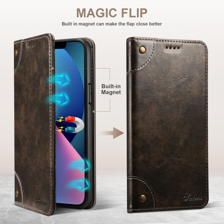 Baroque Simple Flip Leather Phone Case