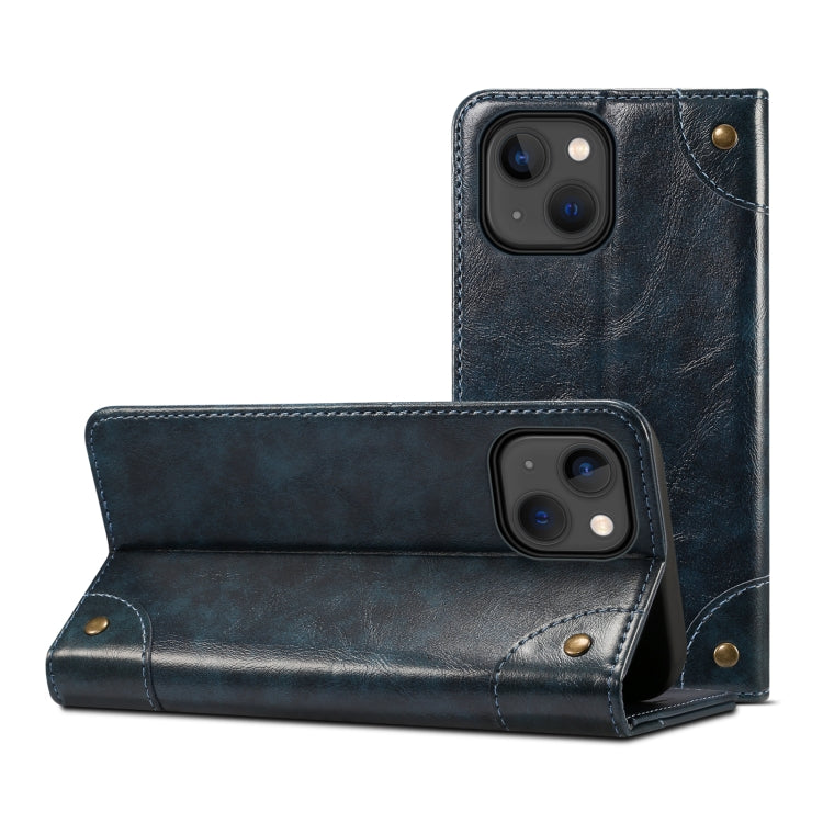 Baroque Simple Flip Leather Phone Case