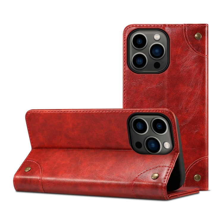Baroque Simple Flip Leather Phone Case
