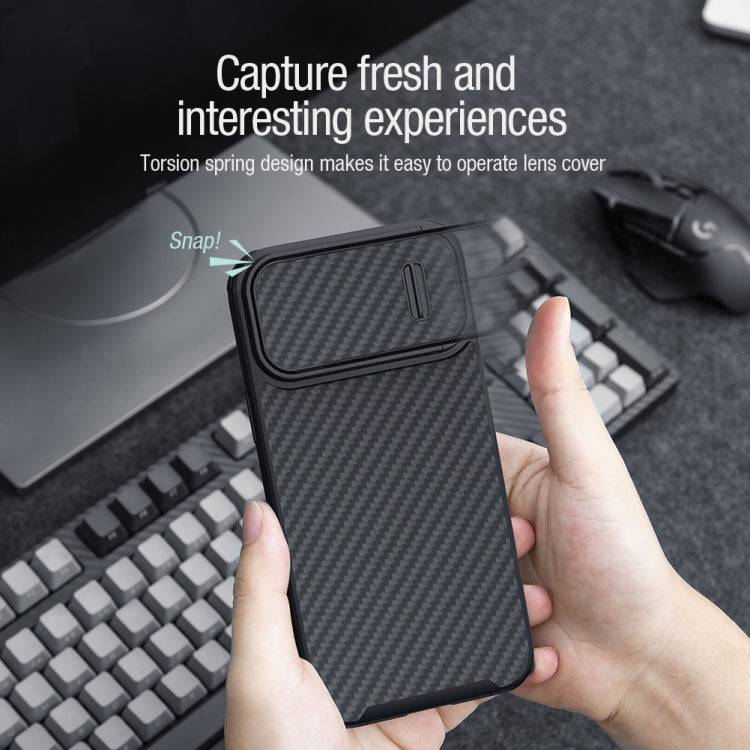 NILLKIN Synthetic Fiber Camshield Phone Case