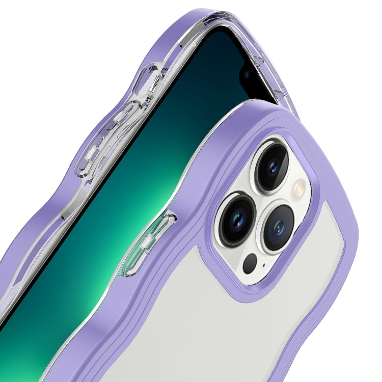 Candy Color Wave TPU Clear PC Phone Case, Series 2