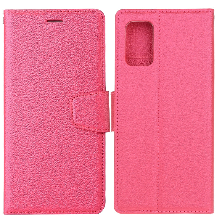 Silk Texture Horizontal Flip Leather Case with Holder & Card Slots & Wallet & Photo Frame, For Galaxy S20