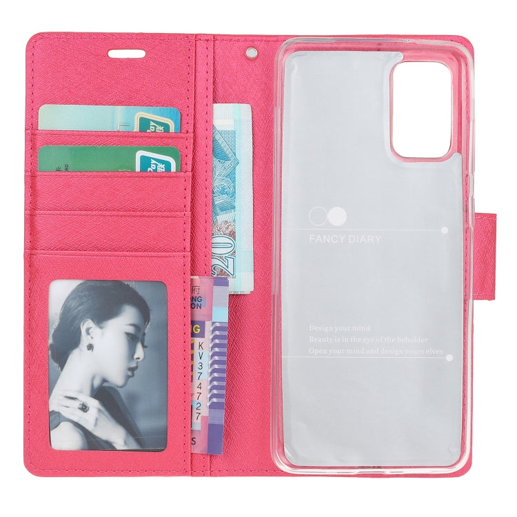 Silk Texture Horizontal Flip Leather Case with Holder & Card Slots & Wallet & Photo Frame, For Galaxy S20