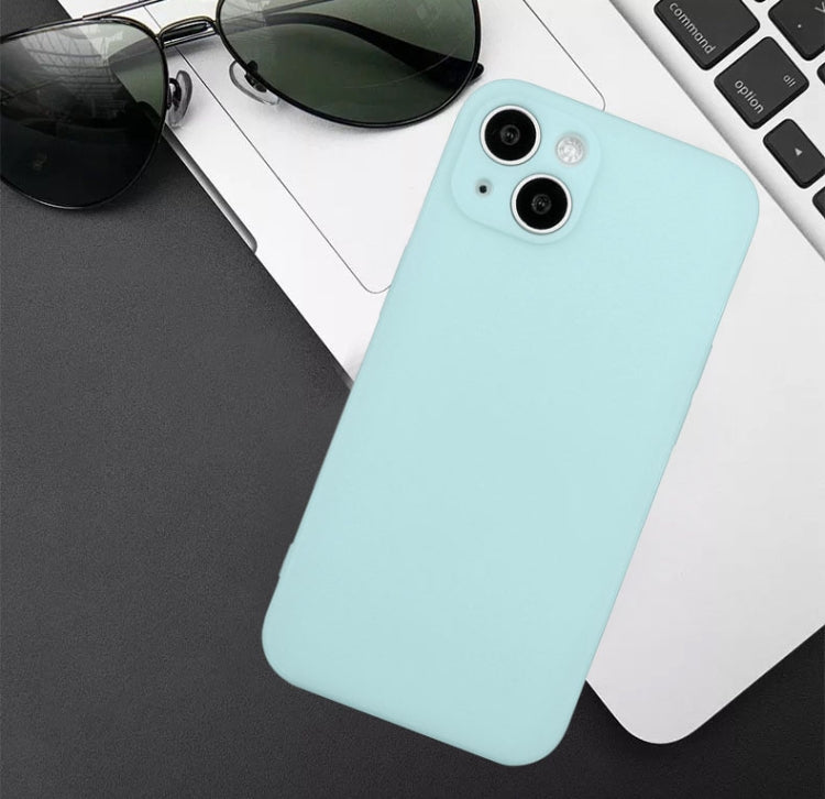 Straight Edge Solid Color TPU Shockproof Phone Case, For iPhone 14, For iPhone 14 Plus