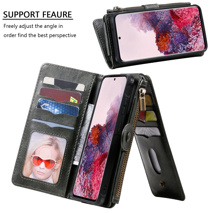 Multifunctional Retro Detachable Magnetic Horizontal Flip Leather Case with Card Slots & Holder & Wallet & Photo Frame, For Galaxy S20, For Galaxy S20 Plus, For Galaxy S20 Ultra