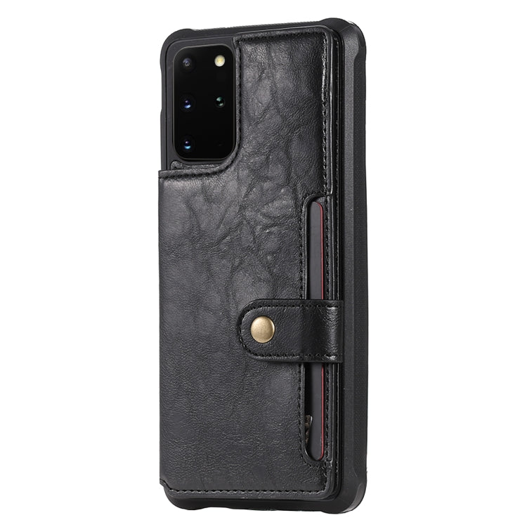 Shockproof Horizontal Flip Protective Case with Holder & Card Slots & Wallet & Photo Frame & Short Lanyard, For Samsung Galaxy S20, For Samsung Galaxy S20 Plus, For Samsung Galaxy S20 Ultra