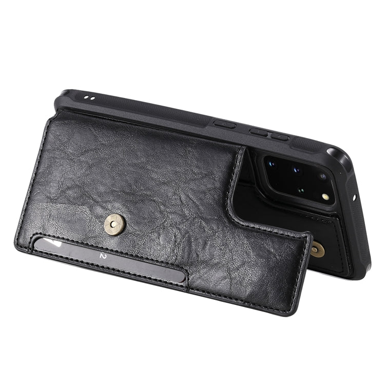Shockproof Horizontal Flip Protective Case with Holder & Card Slots & Wallet & Photo Frame & Short Lanyard, For Samsung Galaxy S20, For Samsung Galaxy S20 Plus, For Samsung Galaxy S20 Ultra