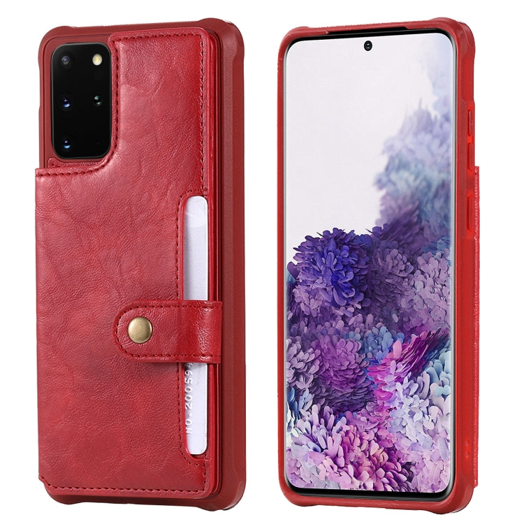 Shockproof Horizontal Flip Protective Case with Holder & Card Slots & Wallet & Photo Frame & Short Lanyard, For Samsung Galaxy S20, For Samsung Galaxy S20 Plus, For Samsung Galaxy S20 Ultra