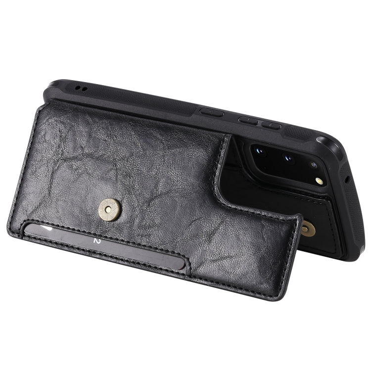 Shockproof Horizontal Flip Protective Case with Holder & Card Slots & Wallet & Photo Frame & Short + Long Lanyard, For Galaxy S20, For Galaxy S20 Plus, For Galaxy S20 Ultra