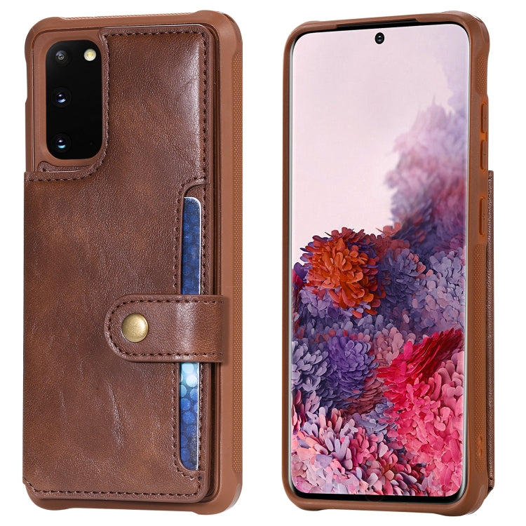 Shockproof Horizontal Flip Protective Case with Holder & Card Slots & Wallet & Photo Frame & Short + Long Lanyard, For Galaxy S20, For Galaxy S20 Plus, For Galaxy S20 Ultra
