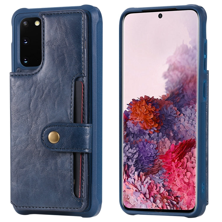 Shockproof Horizontal Flip Protective Case with Holder & Card Slots & Wallet & Photo Frame & Short + Long Lanyard, For Galaxy S20, For Galaxy S20 Plus, For Galaxy S20 Ultra