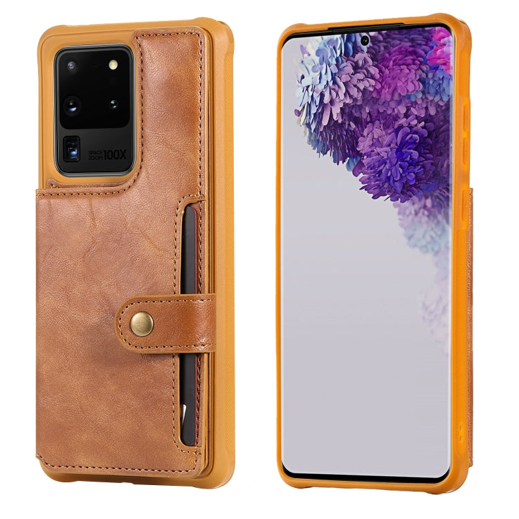 Shockproof Horizontal Flip Protective Case with Holder & Card Slots & Wallet & Photo Frame & Short + Long Lanyard, For Galaxy S20, For Galaxy S20 Plus, For Galaxy S20 Ultra