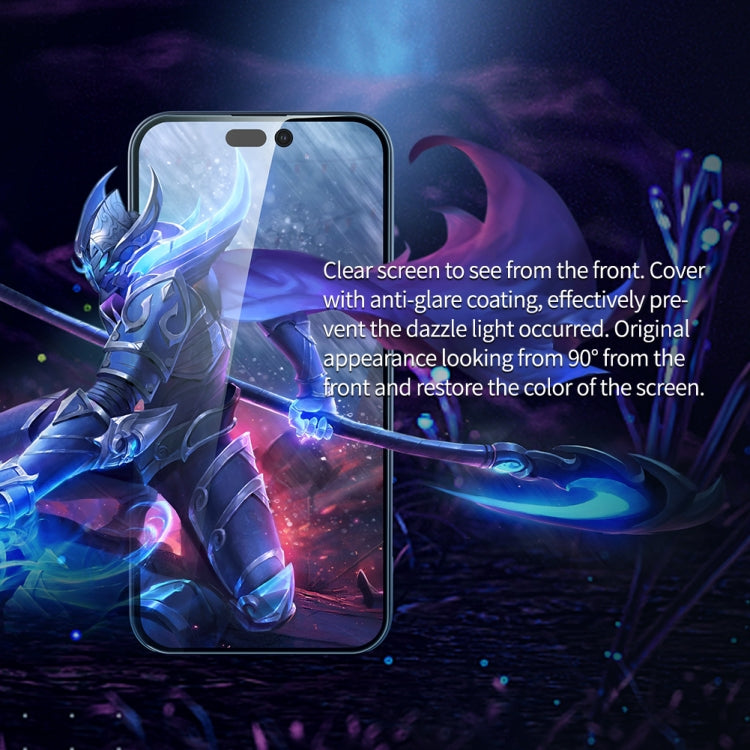 NILLKIN Guardian Full Coverage Privacy Tempered Glass Film, For iPhone 14 Pro