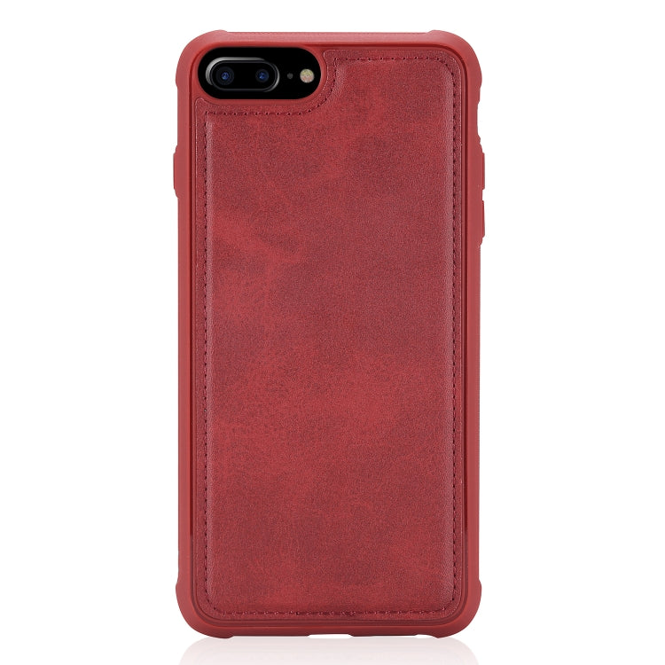 Magnetic Shockproof PC + TPU + PU Leather Protective Case, For iPhone 7 Plus / 8 Plus, For Galaxy S9