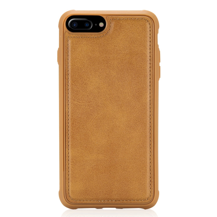 Magnetic Shockproof PC + TPU + PU Leather Protective Case, For iPhone 7 Plus / 8 Plus, For Galaxy S9