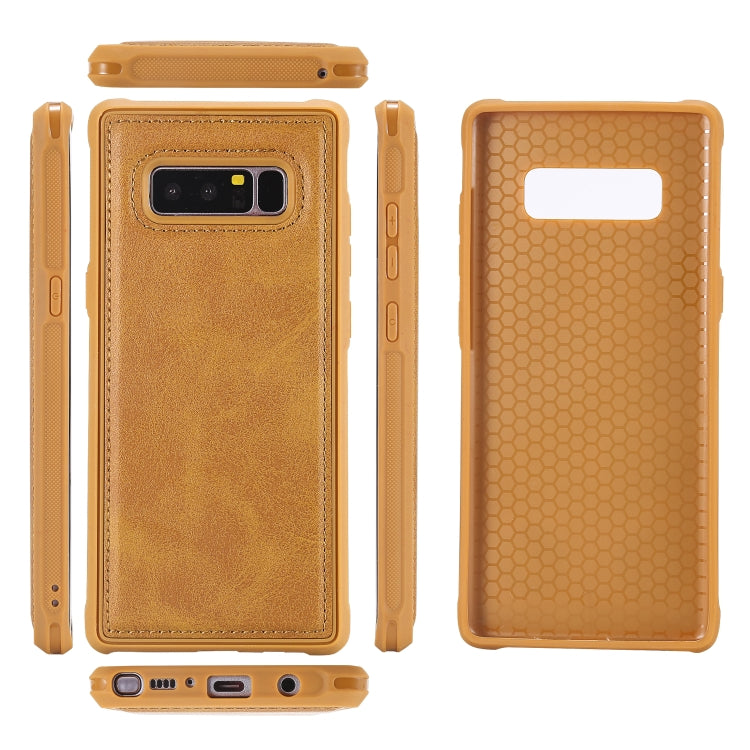 Magnetic Shockproof PC + TPU + PU Leather Protective Case, For Galaxy Note 8, For Galaxy S8, For Galaxy S8+, For Galaxy S9+