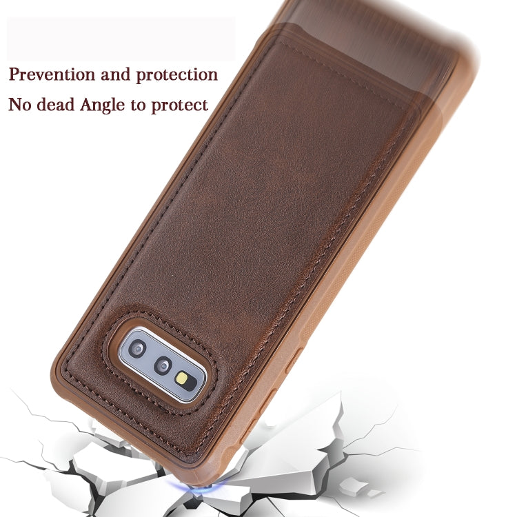 Magnetic Shockproof PC + TPU + PU Leather Protective Case, For Galaxy S10e, For Galaxy S10+, For Galaxy S20, For Galaxy S20+, For Galaxy S20 Ultra