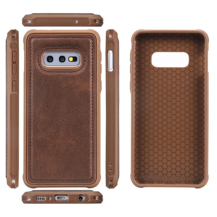 Magnetic Shockproof PC + TPU + PU Leather Protective Case, For Galaxy S10e, For Galaxy S10+, For Galaxy S20, For Galaxy S20+, For Galaxy S20 Ultra