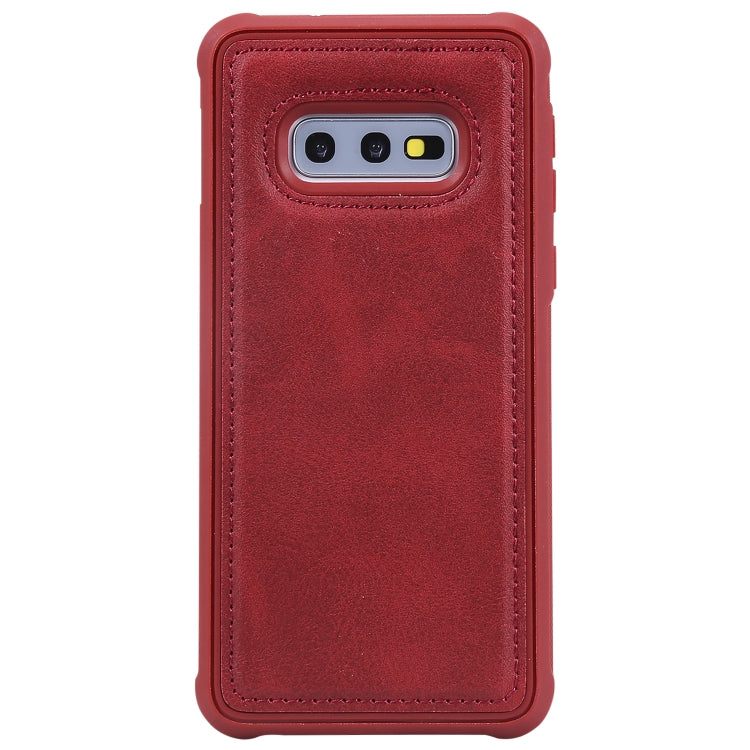 Magnetic Shockproof PC + TPU + PU Leather Protective Case, For Galaxy S10e, For Galaxy S10+, For Galaxy S20, For Galaxy S20+, For Galaxy S20 Ultra