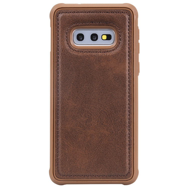 Magnetic Shockproof PC + TPU + PU Leather Protective Case, For Galaxy S10e, For Galaxy S10+, For Galaxy S20, For Galaxy S20+, For Galaxy S20 Ultra
