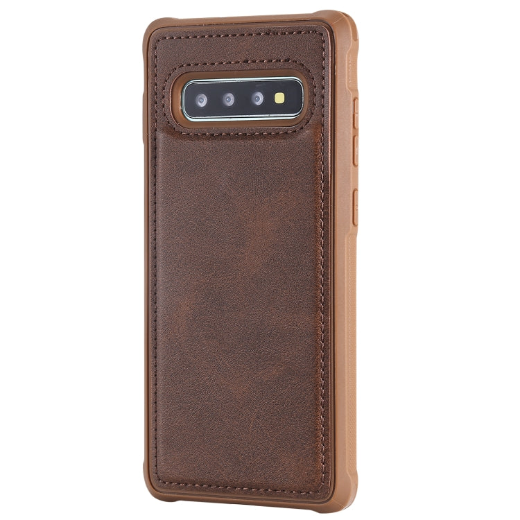 Magnetic Shockproof PC + TPU + PU Leather Protective Case, For Galaxy S10e, For Galaxy S10+, For Galaxy S20, For Galaxy S20+, For Galaxy S20 Ultra