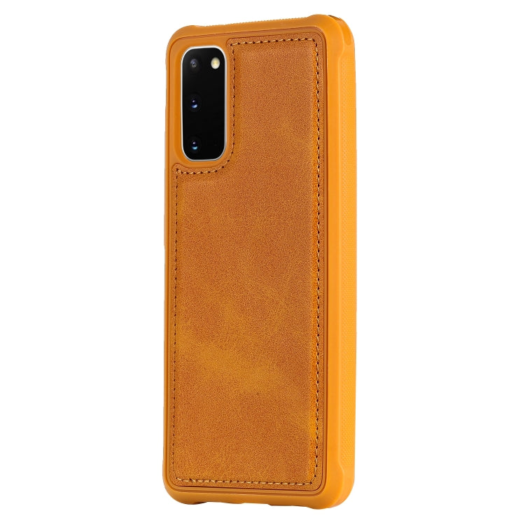Magnetic Shockproof PC + TPU + PU Leather Protective Case, For Galaxy S10e, For Galaxy S10+, For Galaxy S20, For Galaxy S20+, For Galaxy S20 Ultra
