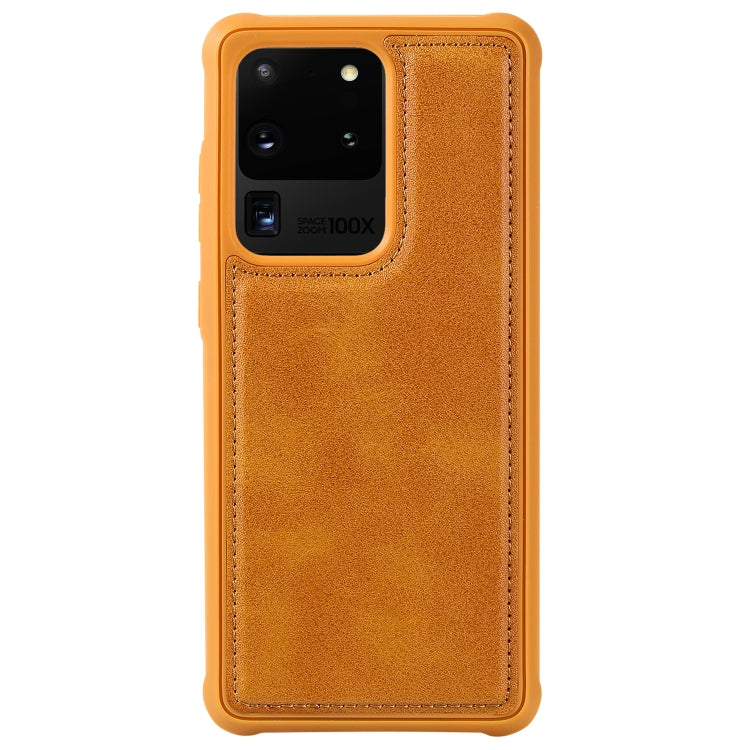 Magnetic Shockproof PC + TPU + PU Leather Protective Case, For Galaxy S10e, For Galaxy S10+, For Galaxy S20, For Galaxy S20+, For Galaxy S20 Ultra