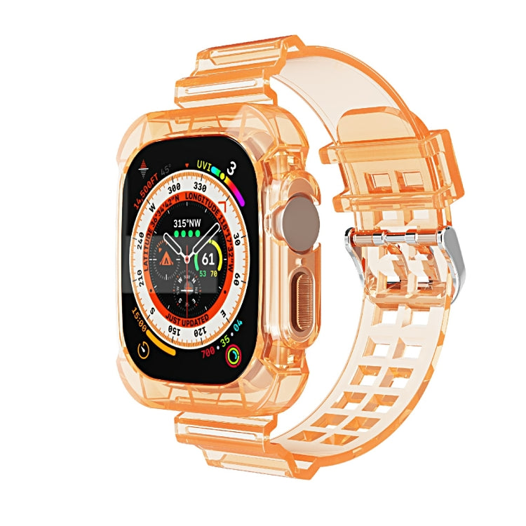 Glacier Transparent TPU Integrated Watch Band, For Apple Watch Ultra 49mm