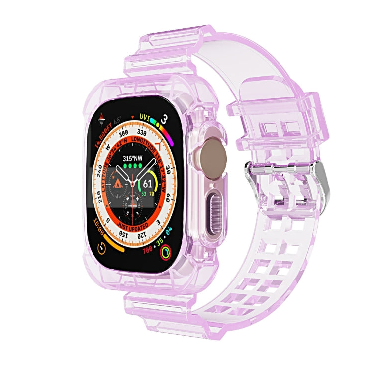 Glacier Transparent TPU Integrated Watch Band, For Apple Watch Ultra 49mm