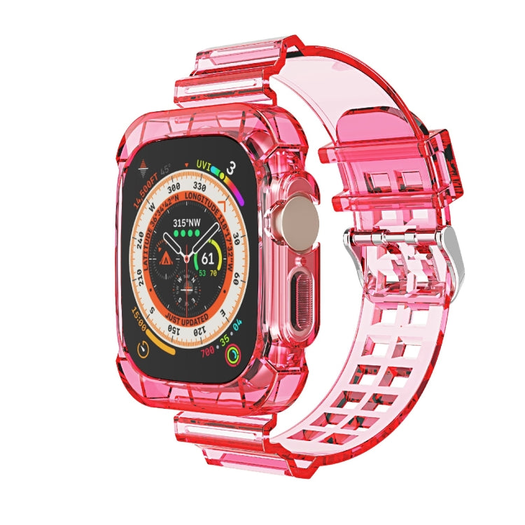 Glacier Transparent TPU Integrated Watch Band, For Apple Watch Ultra 49mm